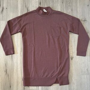 Cable & Gauge long-sleeves tunic